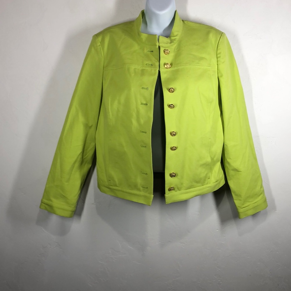 St. John Sport green jacket size small